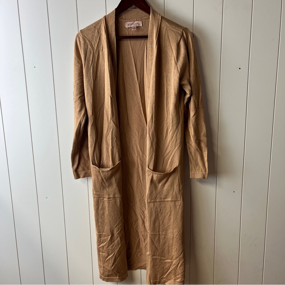 Philosophy Camel Open Front Cape